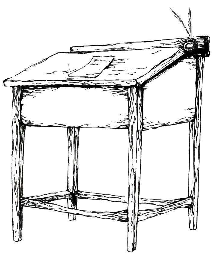 Writing Desk illustration